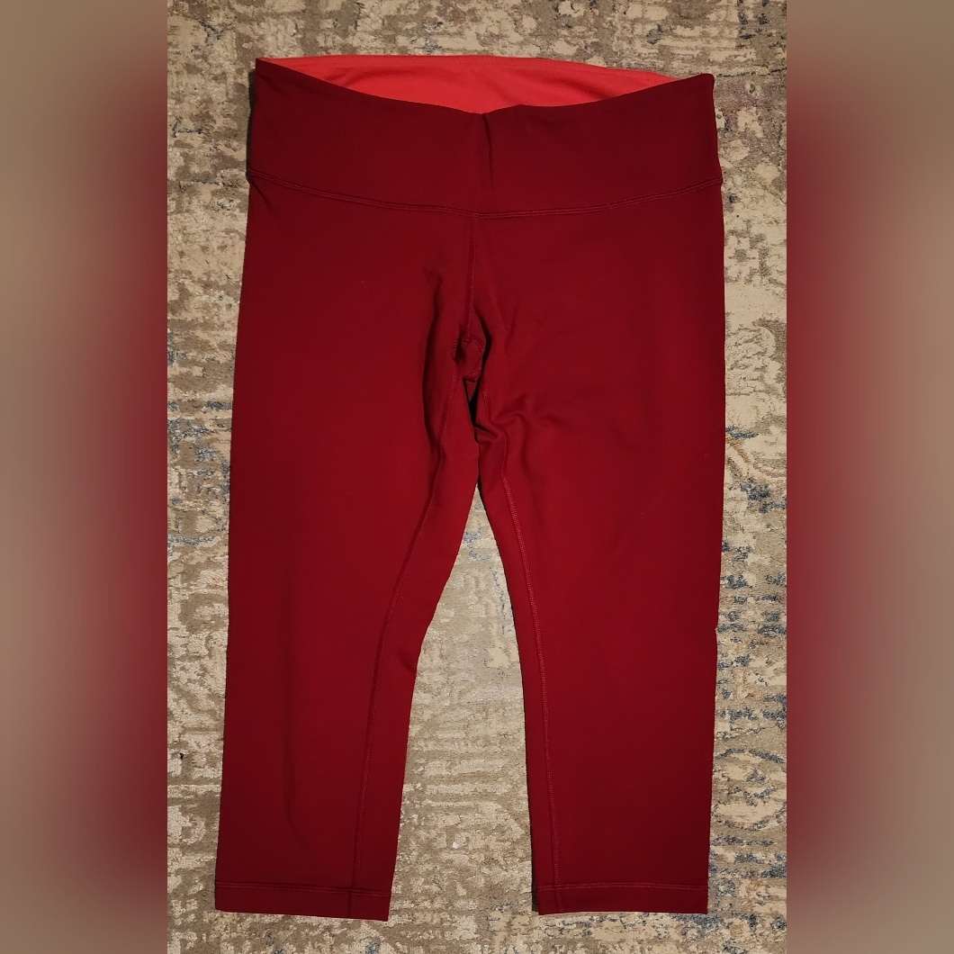 Lululemon Athletica Kids Cherry Red Leggings